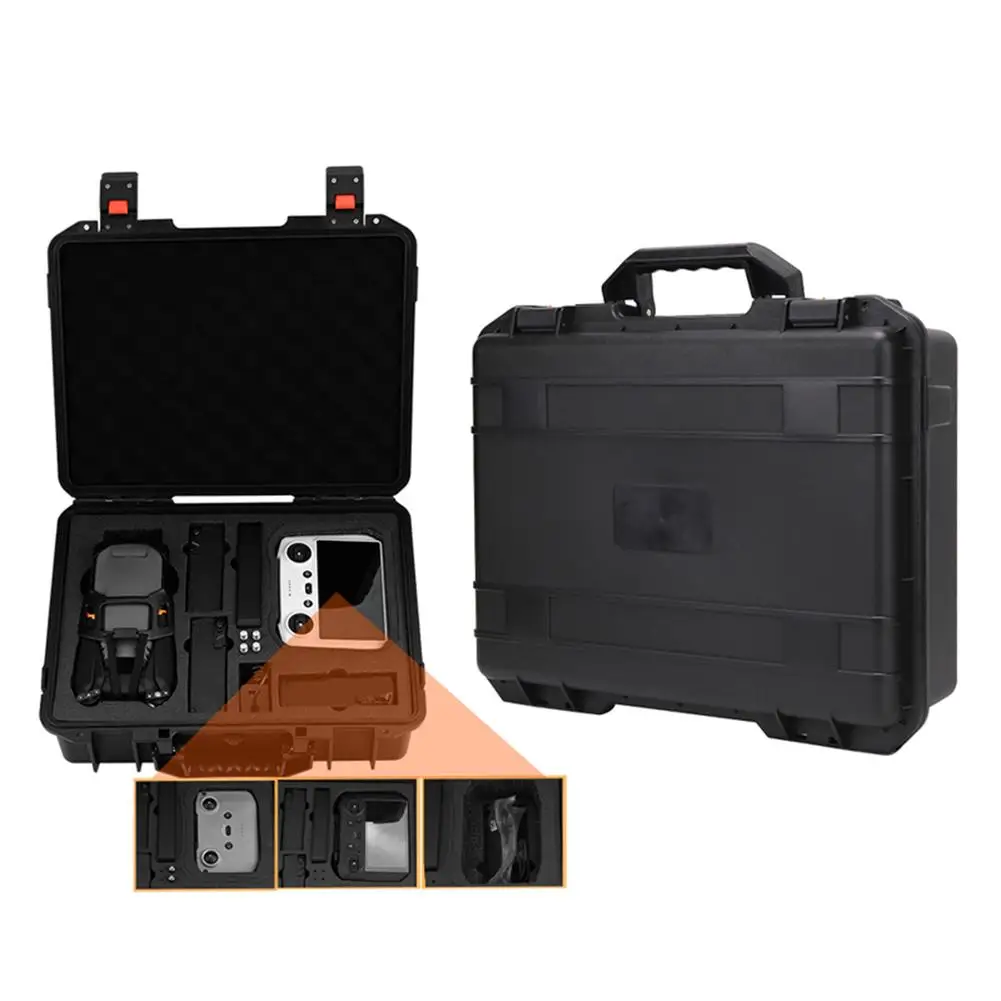 

Дорожный органайзер для переноски, совместимый с Dji Ma-vic 3 Pro, водонепроницаемый взрывозащищенный чемодан, сумка для хранения, аксессуары для дрона