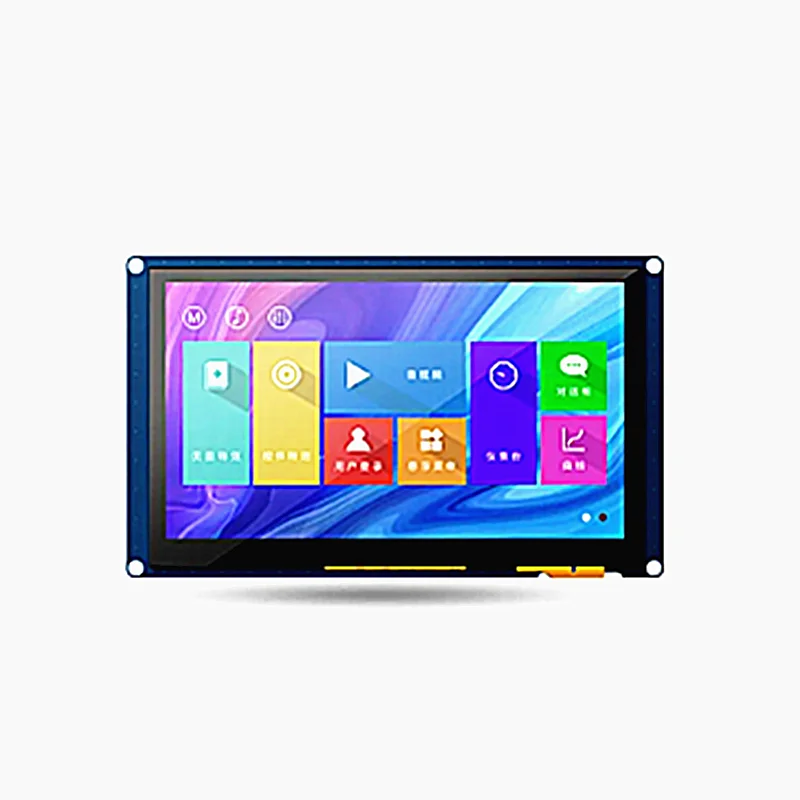 Tjc8048x570 _ 011 7-дюймовый экран конфигурации последовательного порта USART HMI с библиотекой шрифтов поддерживает аудио и видео TTL/232