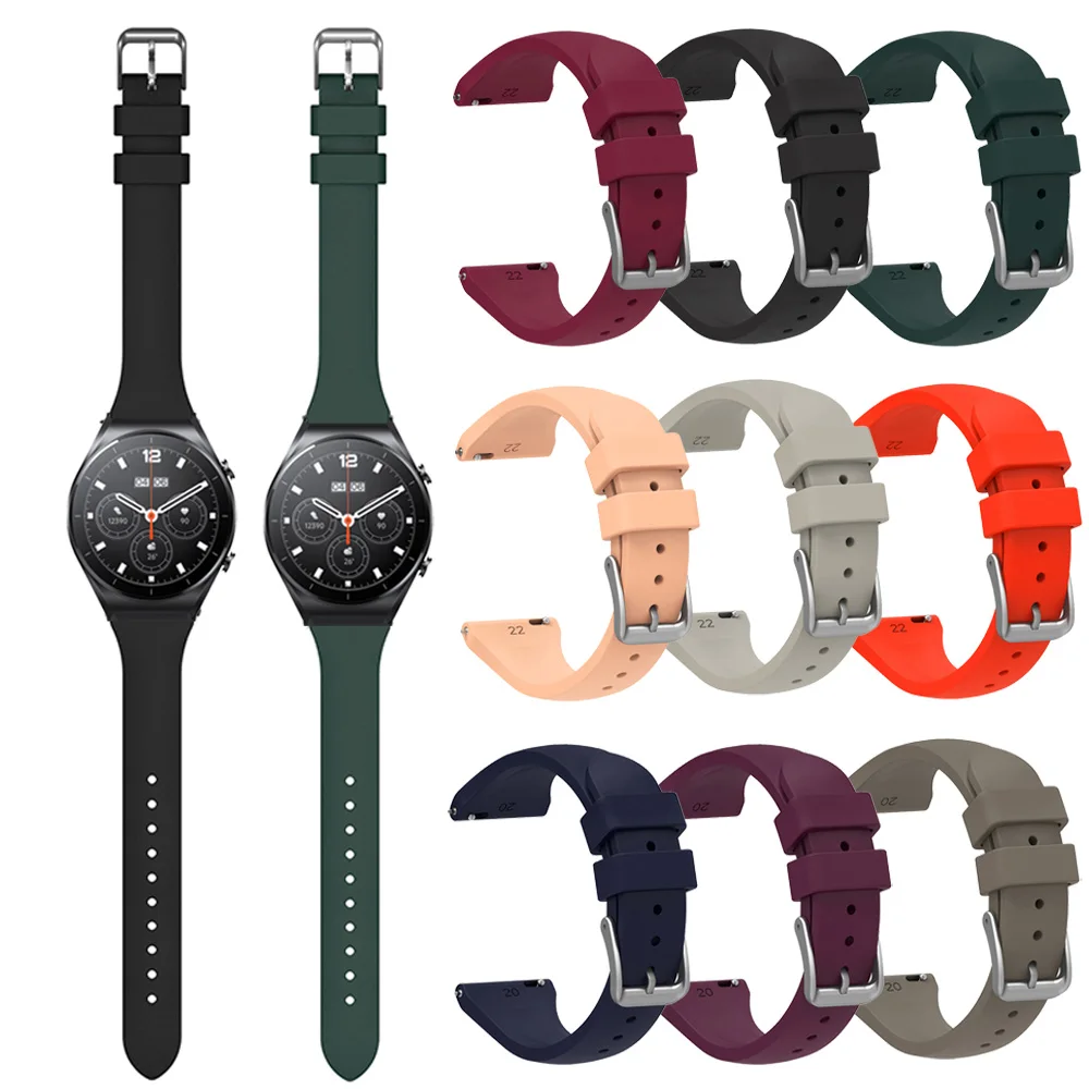 Per Xiaomi Watch S1 / S1 Cinturino Attivo Cinturino In Silicone Cinturino Cinturino 22Mm Cinturino Per Xiaomi Mi Watch Versione Globale