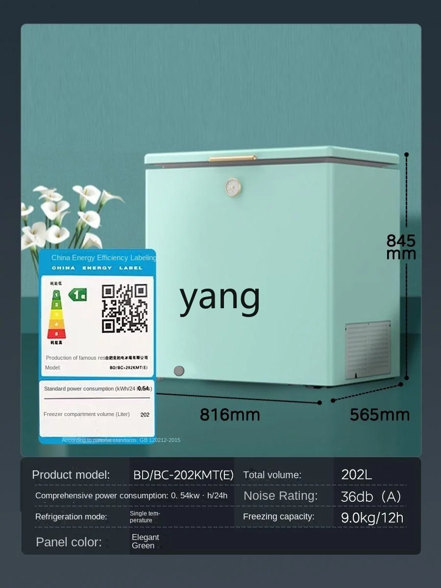CX 202L Time Freezer Household Small Energy-Saving Freezer Large Capacity