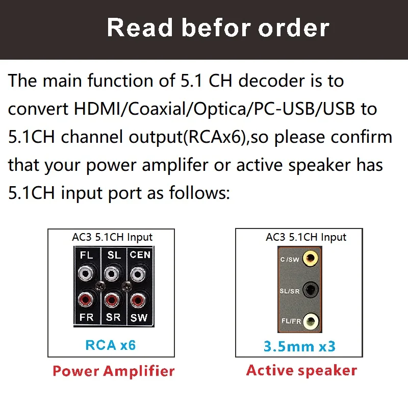  ڴ  5.0 HDMI 2.0 ó, 5.1CH ARC , PC-USB DAC, DTS, AC3, 5.1   ý, 4K 60Hz, 3 in 1 out