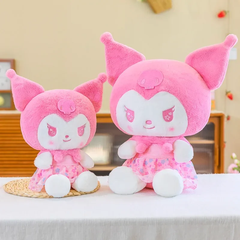 

Новинка, подушка для сна Sanrio 40/55/70 см, плюшевая игрушка в виде вишни, детской куклы, Симпатичные мягкие плюшевые игрушки, подарок для девочек