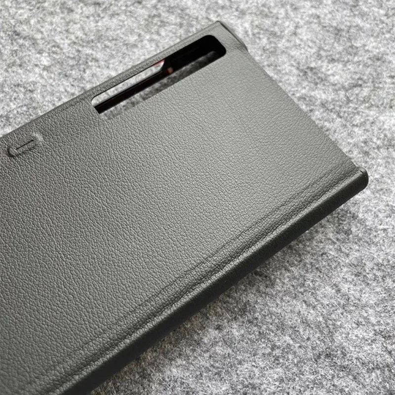 Elegant PU Leather Ultra-Thin Protective Phone Back Cover - Anti-Knock Shockproof Shell