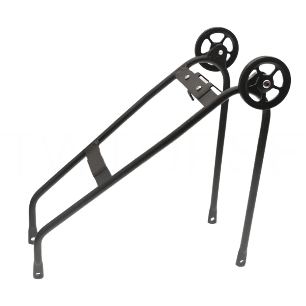 TWTOPSE Bike Rack For Brompton P T Line Folding Bicycle 221g Aluminum Easy wheel Cargo Rear Rack Holder Mini Cycling Accessory
