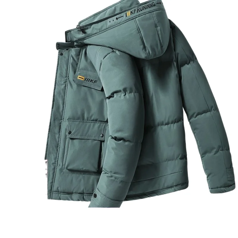 Men 2023 New Winter Casual Thick Warm Windproof Parker Jacket Men Streetwear Fashion New High Quality Hooded Jacket Coat Male