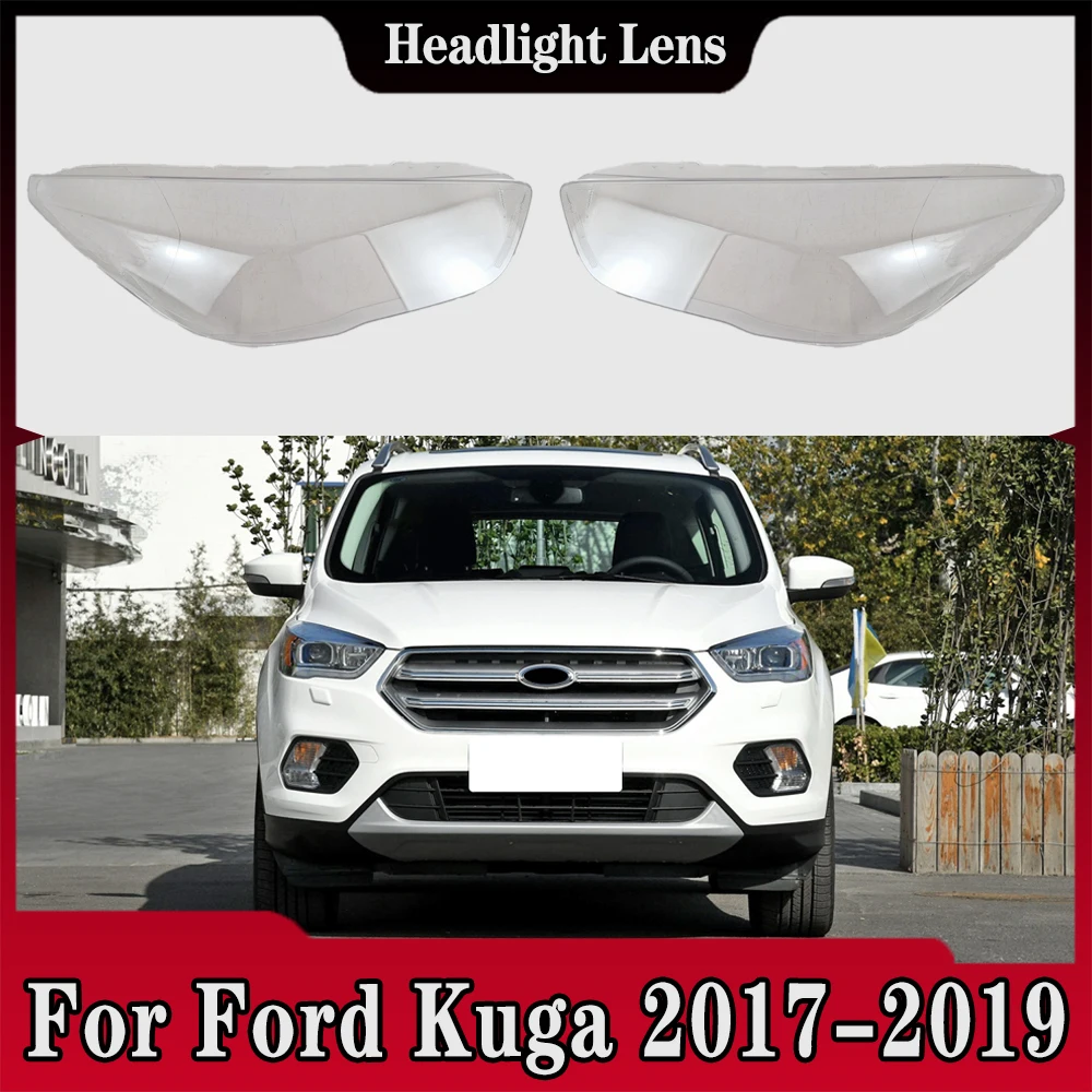 For Ford Kuga 2017 2018 2019 Car Front Headlamp Cover Transparent ...
