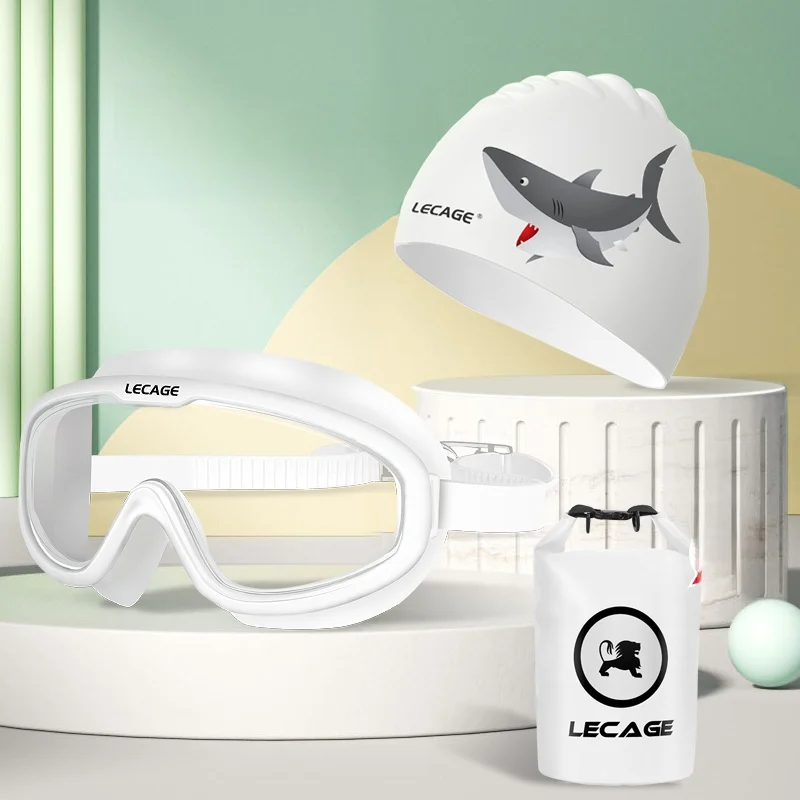 Package 2 (swimming goggles + swimming cap free swimming bag)