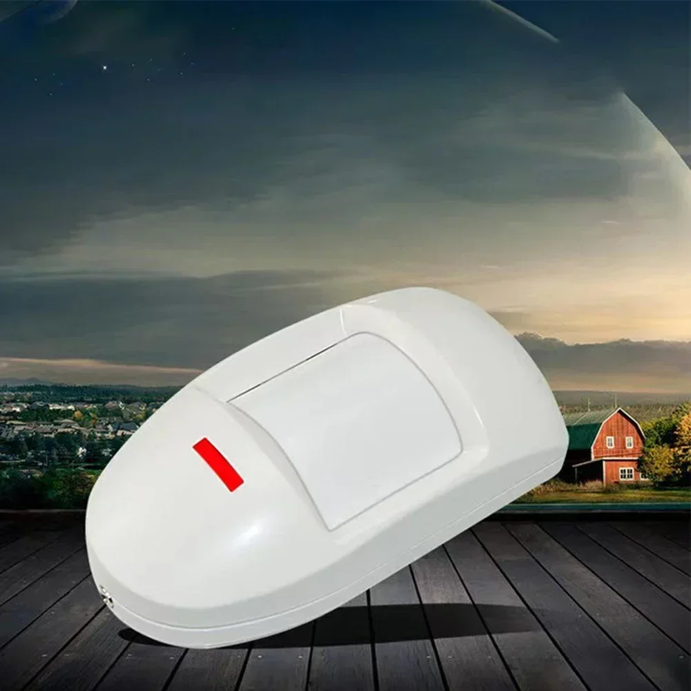 Infrared Alarm Sensor Motion Sensor Outdoor Wired Alarm Detector Home Security Wide Coverage Dual PIR Including Resident