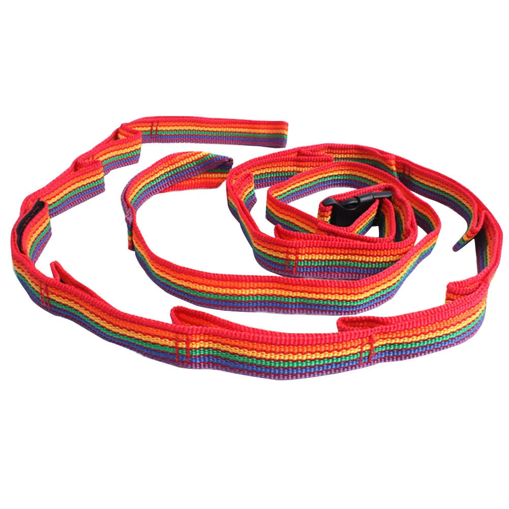 

Daisy Chain Double Layer Rope Hiking Camping Tool Tent Cup Lamp Hanging Outdoor Clothesline Colorful Rainbow Lanyard