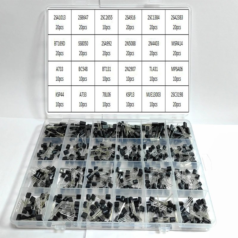 2SA-SC 24Values Transistor Assortment Kit