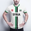 Syrian Flag Football Jerseys Men's Sports T-shirts Syrian National Emblem Pattern Printed Street Loose Tops Unisex Casual Tees 5