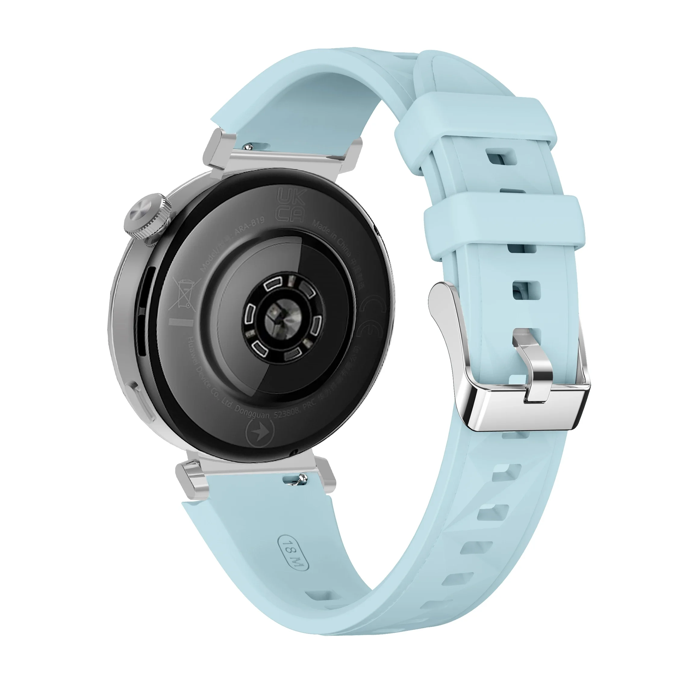 Universal 18mm Sports Silicone Classic Buckle Replacement Watch Band