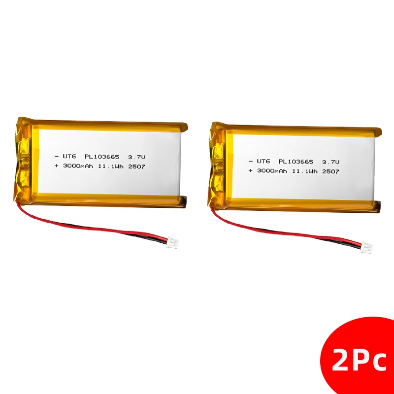 PL103665-3000mAh 2Pc