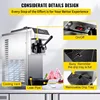 VEVOR Soft Serve Ice Cream Machine for home,3.4 Gal/H Commercial Machine,Single Flavor Ice Cream Maker,1200W Countertop 6