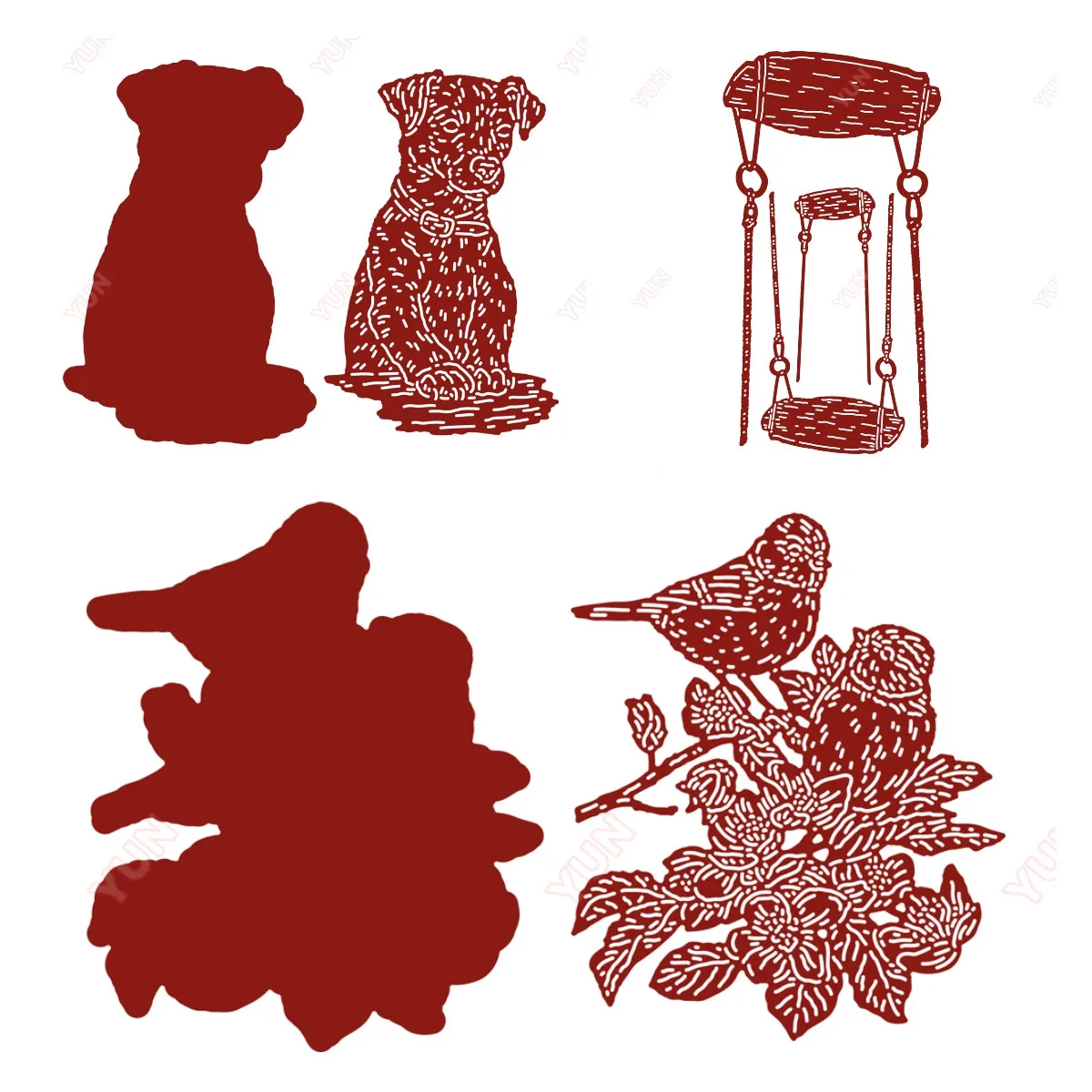 James & Clarice Die Set Oscillante By Die Set Teddy Metal Cutting Die Fai Da Te Scrapbooking Paper Making Tagli Artigianato Modello Zigrinatura