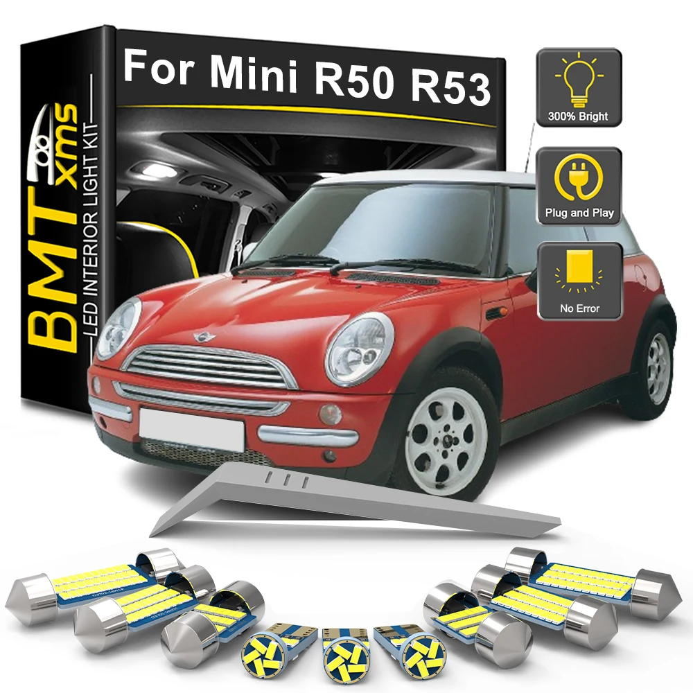 BMTxms 5/10/14Pcs Canbus For Mini R50 R53 Copper 2001 2002 2003 2004 ...