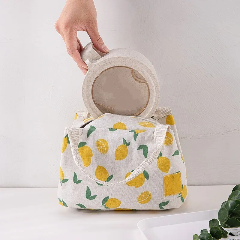 Insulated Thermal Lunch Bag for Women and Children - Portable Picnic and Travel Food Tote