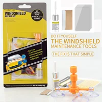 Car Windshield Cracked Repair Kit Auto Glass Repair Kit Windshield DIY Repair Tools Glass Impact Scratch Resin Repair Agent 1