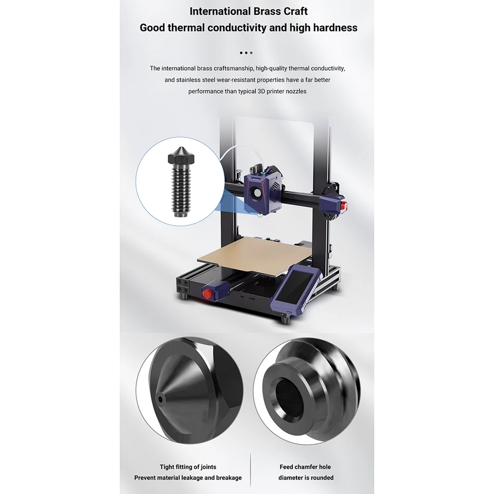 K di Pulizia Ugelli CR10 Mk8 da 27/22 Pezzi, Pinzette ESD-15/12 Fai-da-te, Ago di Pulizia in Acciaio Inossidabile da 0.4mm 1.75mm, Parti per Stampanti 3D  7