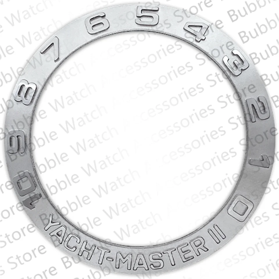 Inserto Per Lunetta In Acciaio Inossidabile Bianco Da 42Mm * 33Mm Adatto Per Orologio Da Polso Meccanico Rolex Ym2