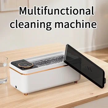 45KHz Soundwave Ultrasonic Cleaner, Multifunctional Deep Cleaning for Glasses, Dentures, Jewelry, Makeup Brushes, Home Appliance 1