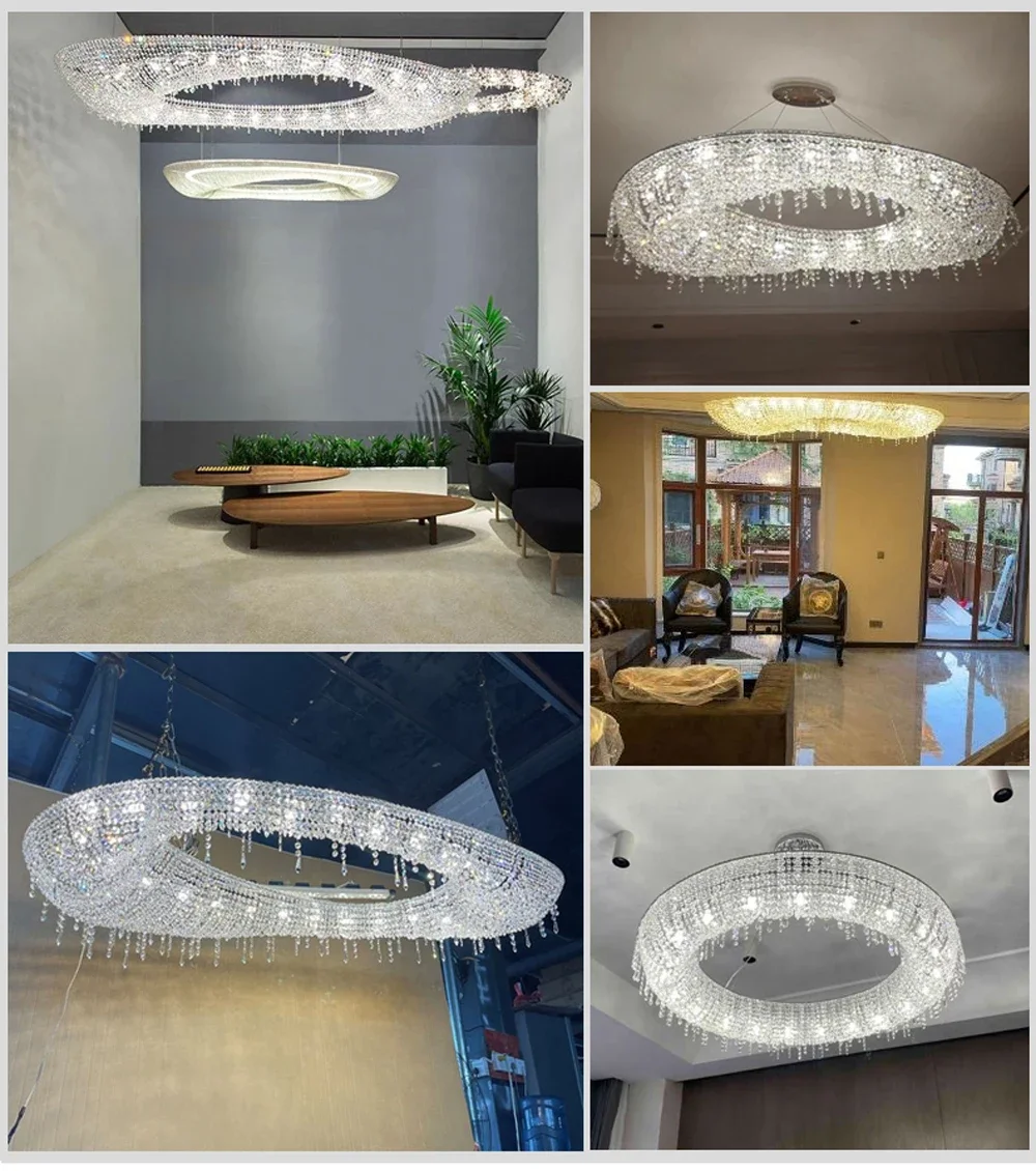 Nordic Crystal Led Pendant Lights