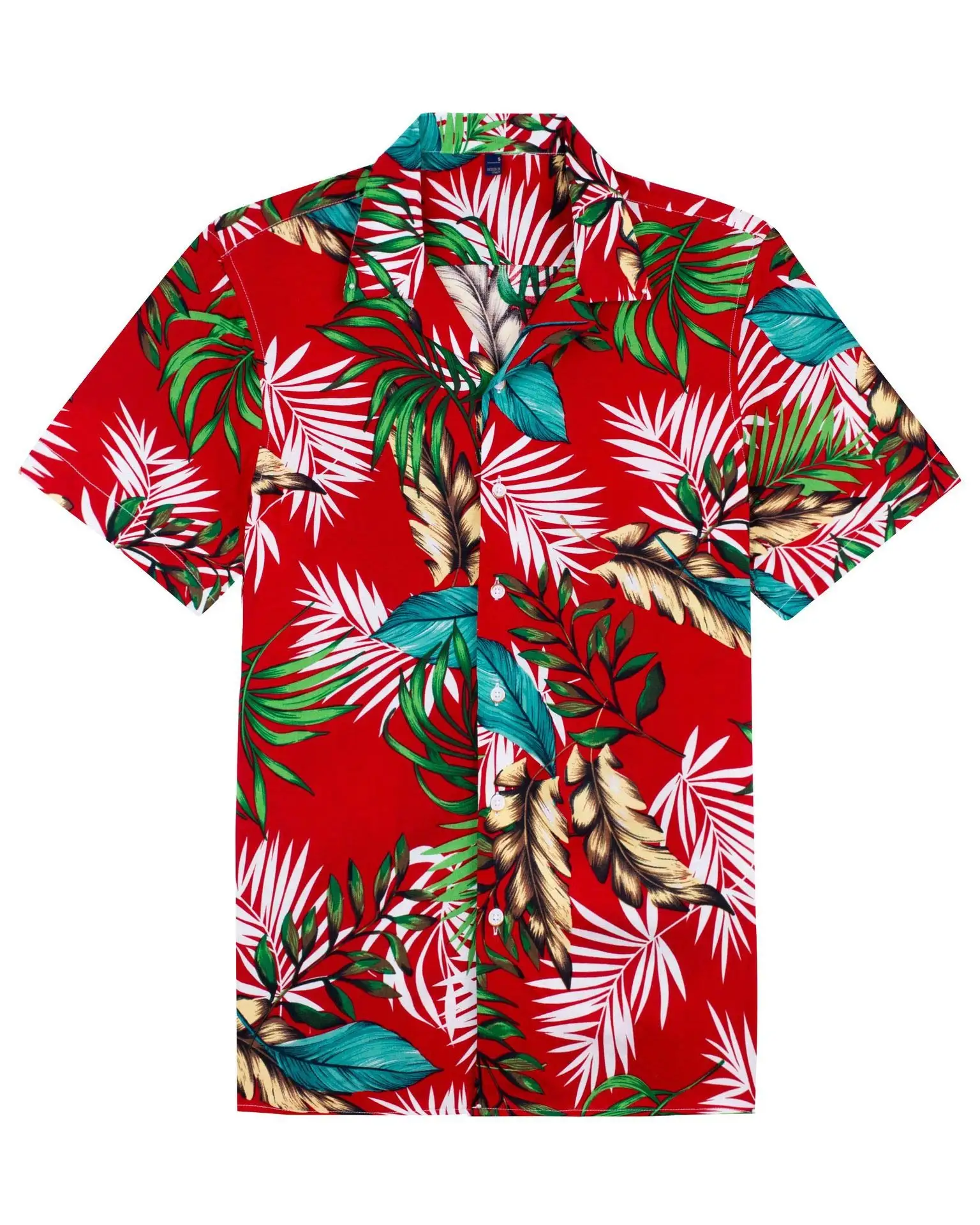 Summer Hawaiian Shirt 3d Printed Colorful plant Men Women Clothing Beach Short Sleeve Blouse Fashion Men's Vocation Lapel Camisa 3