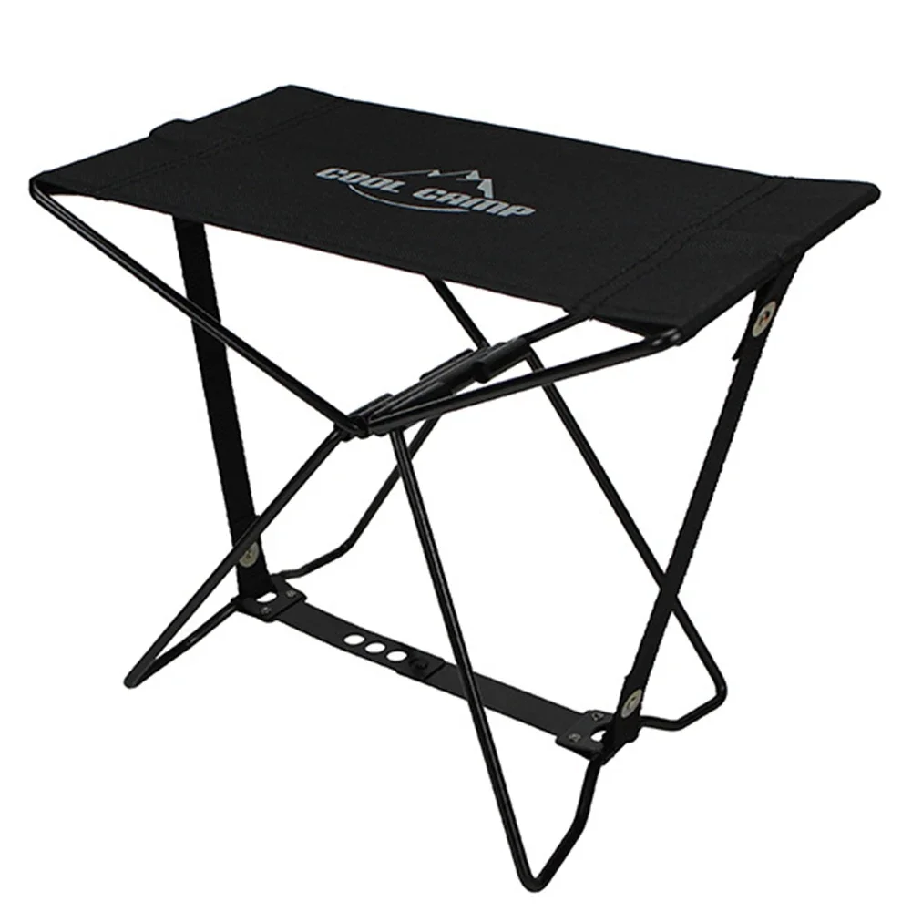 Oxford Cloth Camping Stool Hold Up To 100KG Folding Stool Fishing Chair for Subway Train Queuing Picnic Camping Fishing