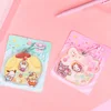 Sanrio Acrylic Shaker Keychain Pendant Clear Pattern Smooth Surface Durable Suitable For Decorating Bags Keys Pencil Case 2