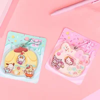 Sanrio Acrylic Shaker Keychain Pendant Clear Pattern Smooth Surface Durable Suitable For Decorating Bags Keys Pencil Case 2