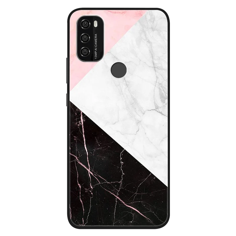 Silicone Cute Cats Painted Soft Black Cover
