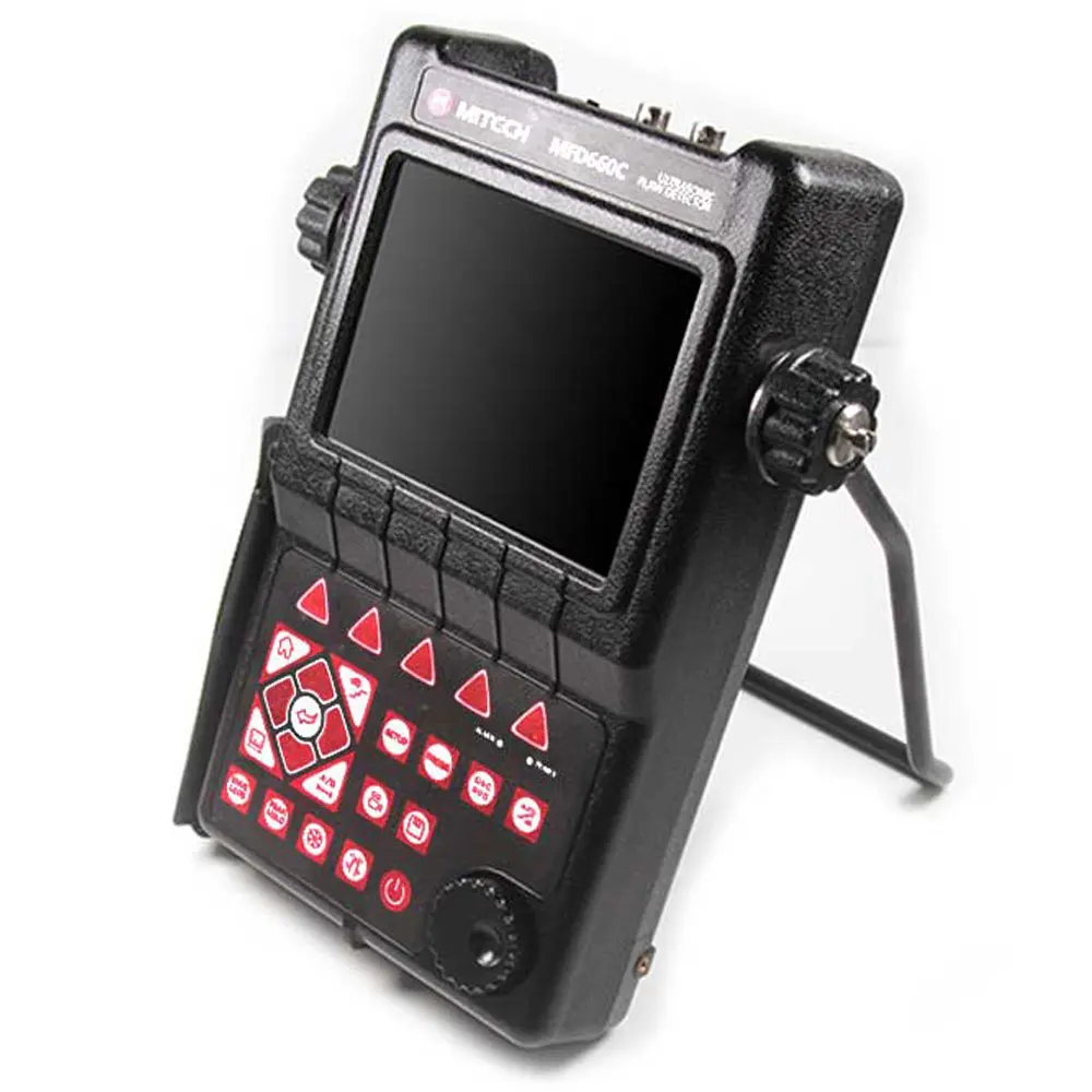 MFD660C Portable High-precision Ultrasonic Flaw Detector intelligent digital NDT Equipment range 0 ~9999 mm