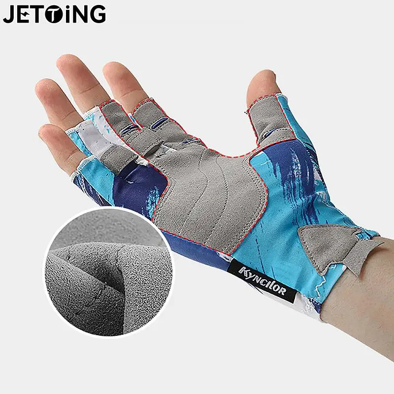 Anti-slip Fingerless Fishing Gloves For Men Women Fishing Equipment Boating  Kayaking Womans Hunting Hiking Running Cycling - AliExpress