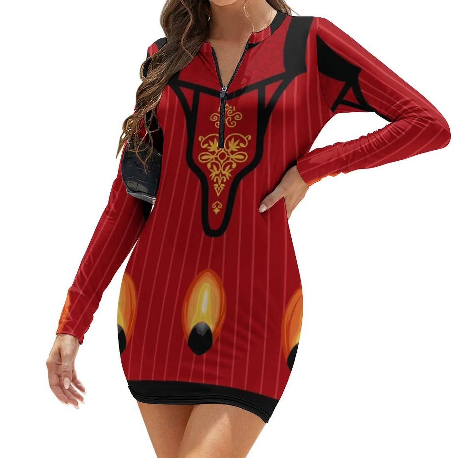

The Regal Gown Long-Sleeve Bodycon Dress chic and elegant woman dress elegant dress women's evening dresses 2024