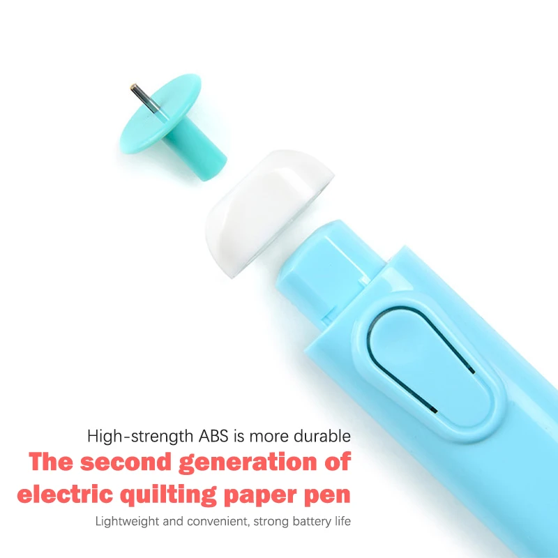 1pc Quilling Electric Quilling Pen Handmade Roll Paper Slotted Needle Paper Origami Paper Craft Paper Origami Tool