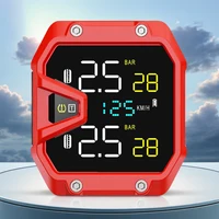 Motorcycle TPMS IP65 Waterproof Tire Pressure Monitor Sensor (Orange Internal) - Image 3