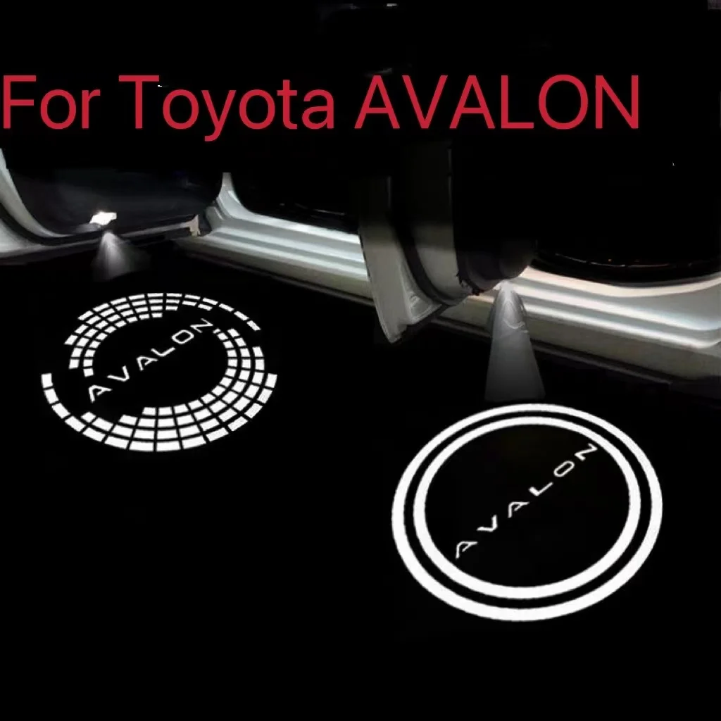 

2/4pcs AVALON Welcome Light AVALON Courtesy Lamp Auto Logo Projector Car Door Logo Light Auto Accessories For Toyota AVALON