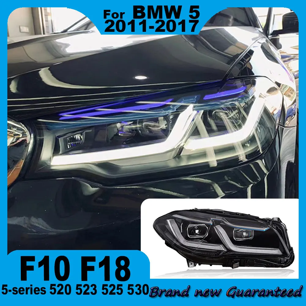 

For BMW 5 Series F10 F18 2011-2017 520 523 525 528 530 535 540 Headlight Upgrade LED Lens Headlamp DRL Turn signal Accessories