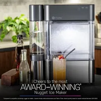 Chewable Crunchable Countertop Nugget Ice Maker Scoop included 38 lbs in 24 hours Pellet Ice Machine 2