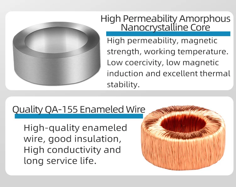 PCB Mount Mini Current Transformer 1A 0.5mA 1mA 5A 2.5mA 50A 25mA 0~60A DL-CT502D 505D 525D 602D 4 Pins Precision CT Coil AC