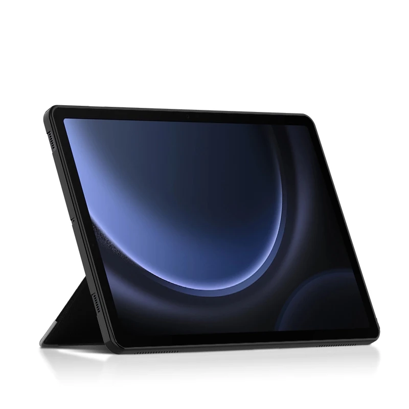 삼성 갤럭시 탭 S9 FE용 케이스, 10.9 인치 2023 스탠드 커버 쉘, 탭 S9FE SM-X510 SM-X516 태블릿용 경량 킥 스탠드 백 케이스