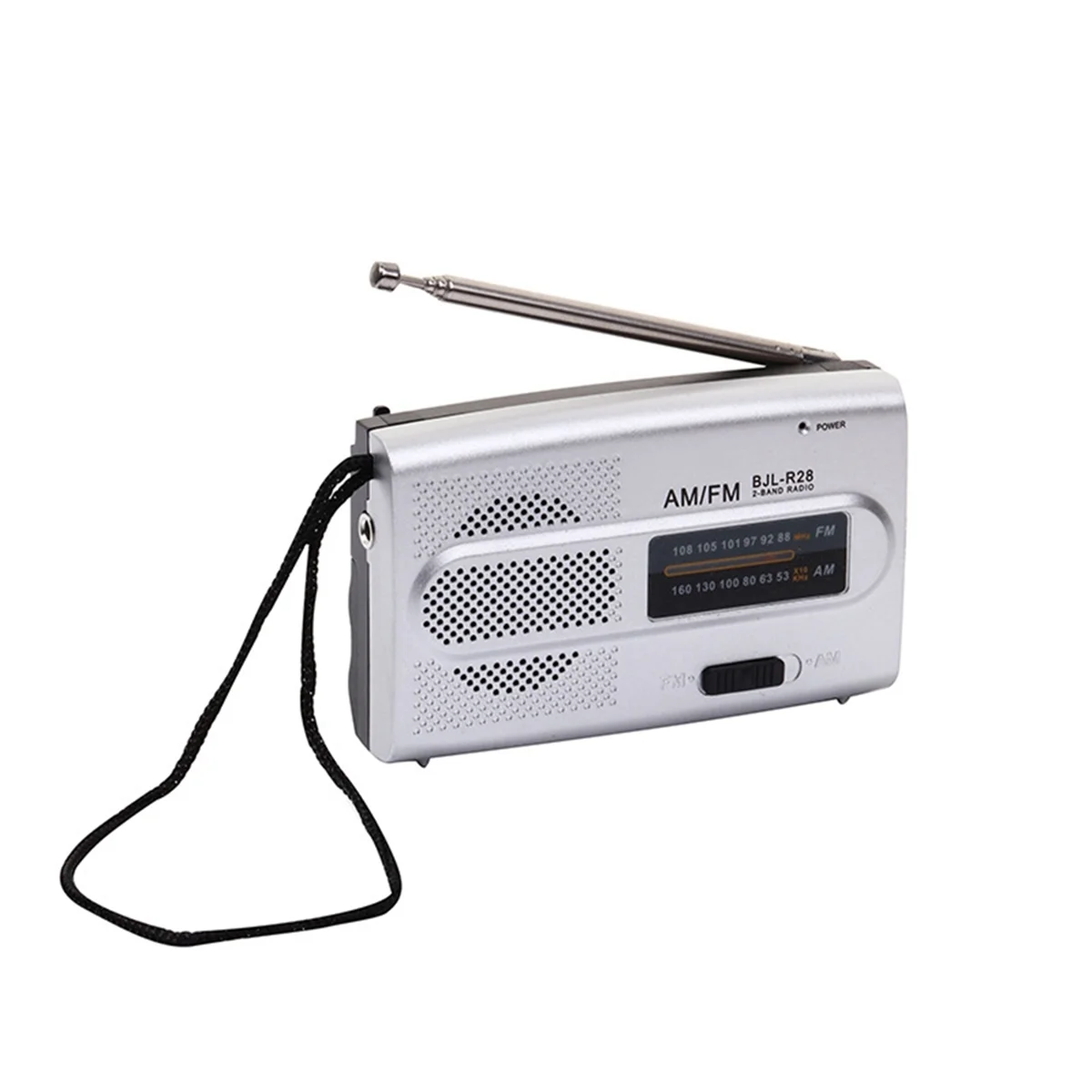 A14M 디지털 레트로 라디오 메모리 기능 휴대용 AM/FM 라디오 수동 채널 검색 배터리 구동 내장 스피커