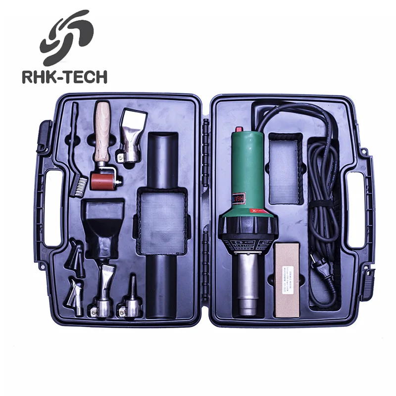 Rhk 2023 Regolazione Della Temperatura Portatile Industriale 230V 1600W Saldatore Saldatura Ventilatore Ad Aria Calda Pistola Per Saldatura In Plastic