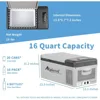 C15 Portable Freezer,12 Volt Car Refrigerator, 16 Quart (15 Liter) Fast Cooling 12V Car Fridge -4℉~68℉, Car Coole 5