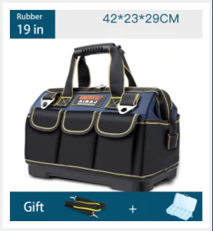 Tool Bag Electrician Tools Carpentry Hardware Repair Portable Storage Organizers Box Work Spanner Toolbox Kitbag Big Toolkit tool chest for sale Tool Storage Items