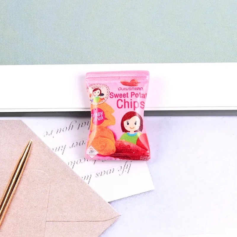 Miniature Ornament 10 Pcs Snack Cartoon Flatback Cabochon for Scrapbooking Accessories