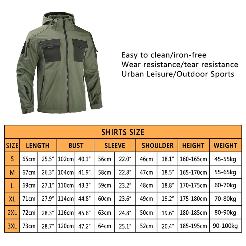 Tático do Exército, Multicam Masculino Camo Windbreakers,