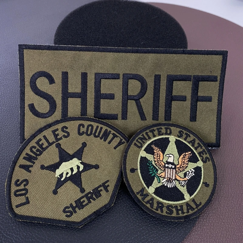 SHERIFFKlettLowVisibleMoraleBadgeEmbroideryPatchesUSSecurity