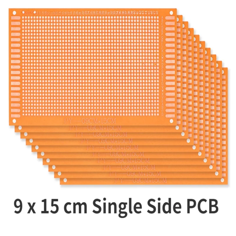 5pcs 9x15cm Universal PCB Board Yellow Single Sided PCB Printed Circuit Board for Arduino
