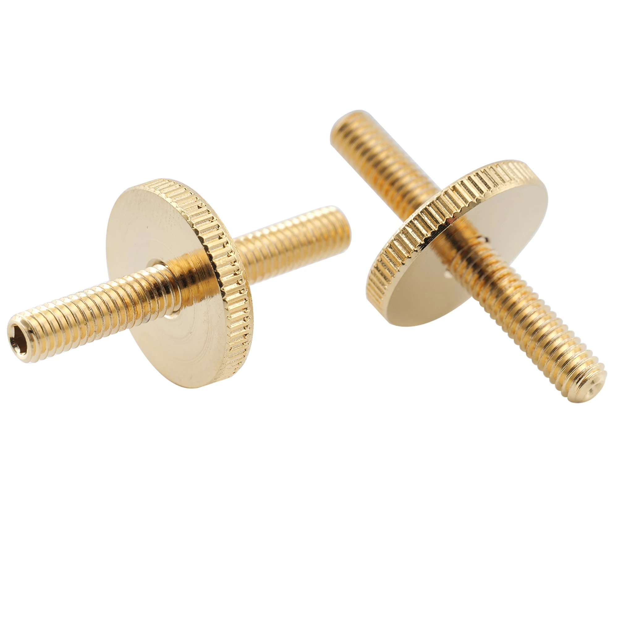 Musiclily Pro Metric Size ABR-1 Style Tune-o-matic Bridge M4 Montagepfosten- und Daumenrad-Set für Epiphone LP-Gitarre (2er-Set) – Detail 13